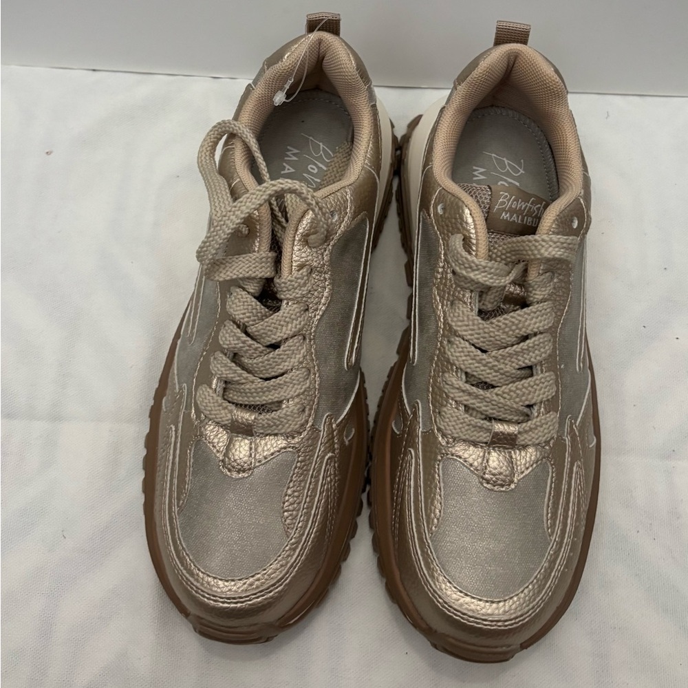 Blowfish Women's Sneakers in Metallic and Brown